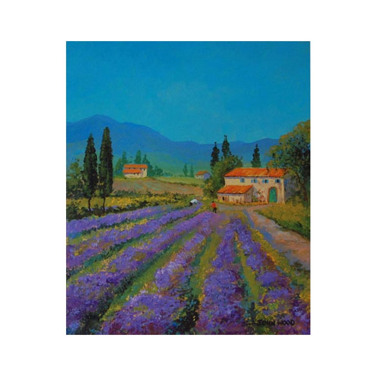 Lavender Field by John Wood